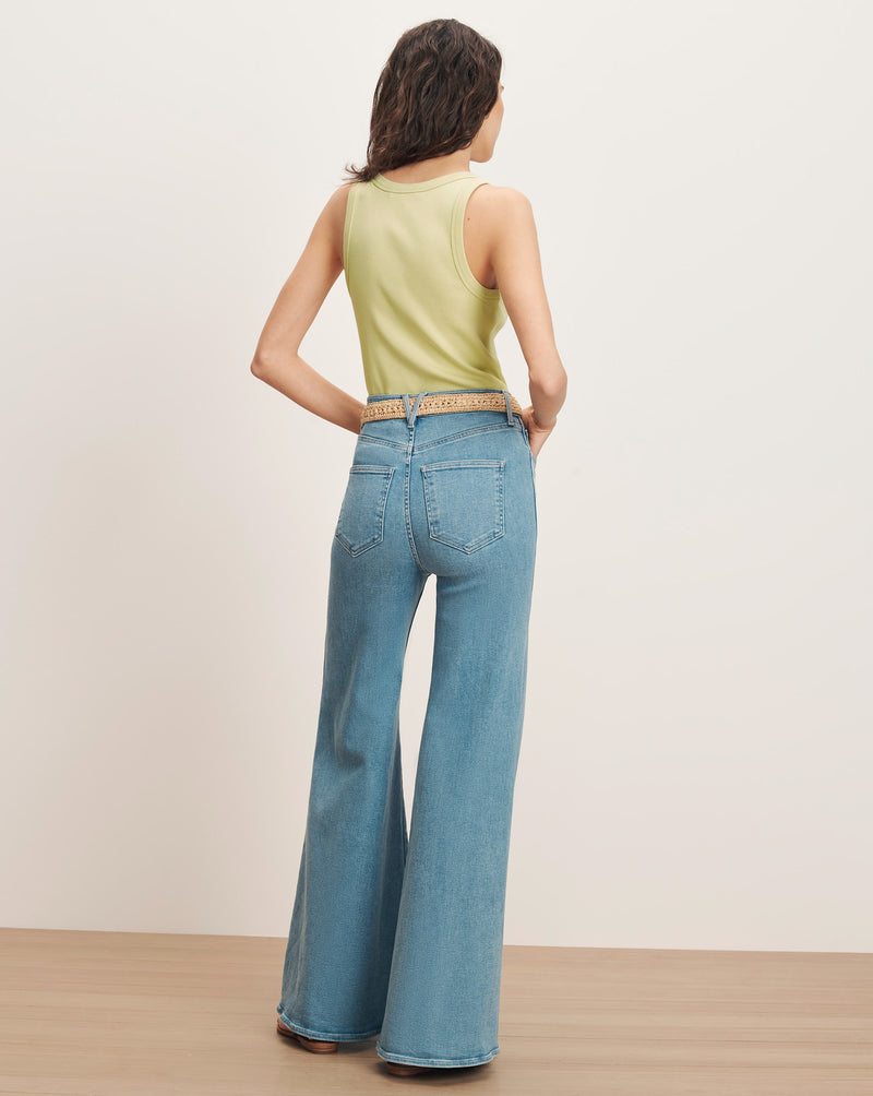 Veronica Beard Jesse Ultra-Flare Jean - Big Splash