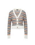 Veronica Beard Ingraham Cardigan - Muted Clay Multi