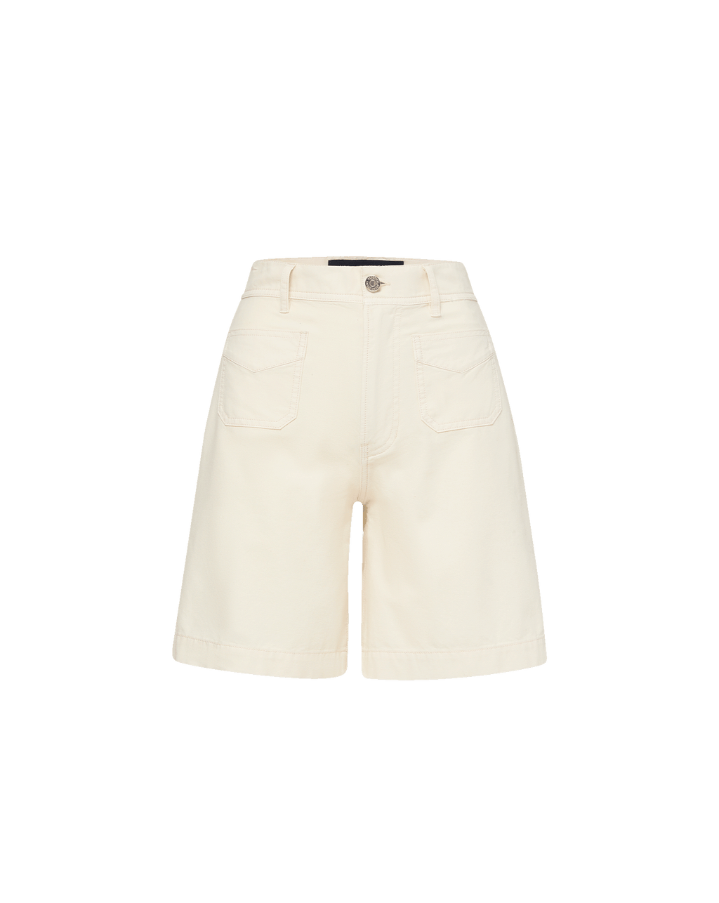 Veronica Beard Carter Canvas Short - Ecru