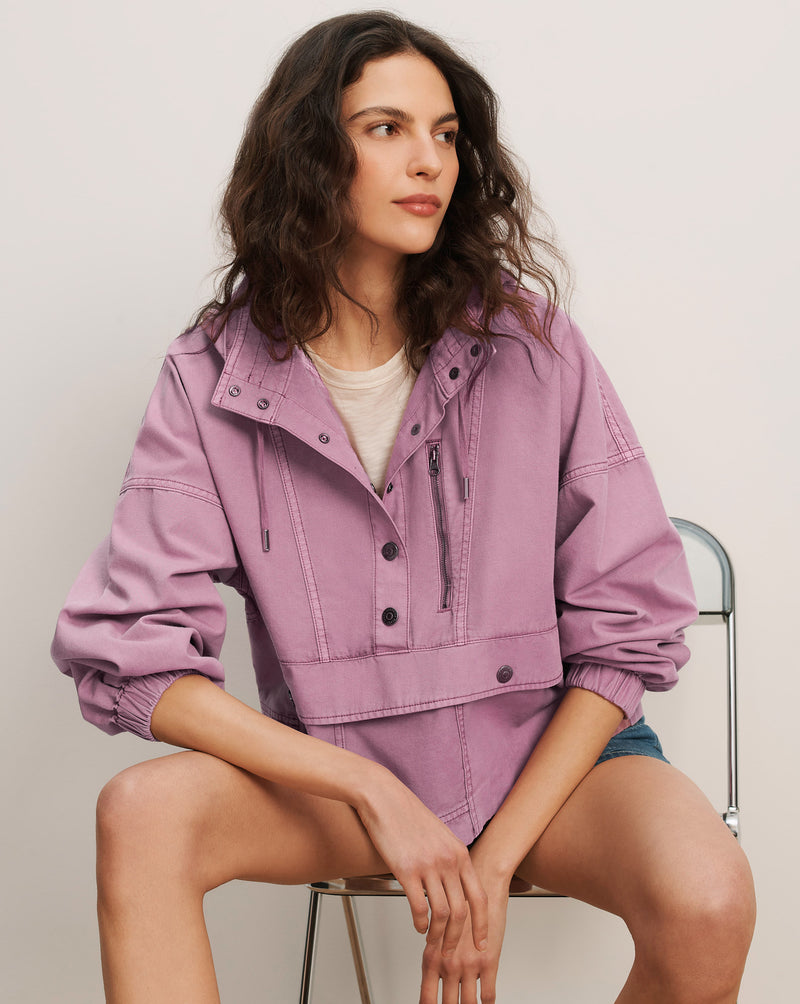 Veronica Beard Cunningham Anorak Jacket - Orchid Haze