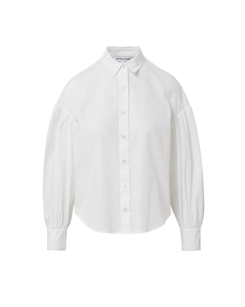 Veronica Beard Gaviel Button-Down Shirt - White