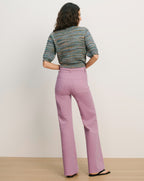 Veronica Beard Joplin Patch-Pocket Flare Jean - Orchid Haze