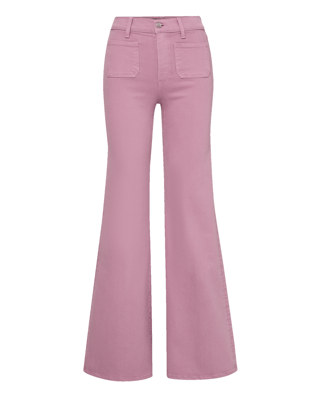 Joplin Patch-Pocket Flare Jean in Light Purple | Veronica Beard
