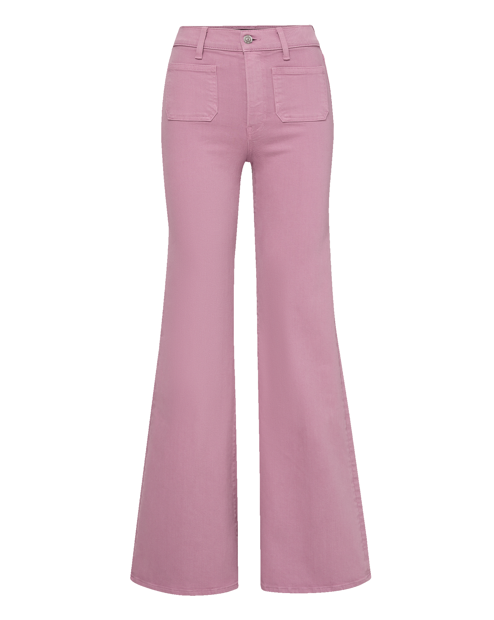 Joplin Patch-Pocket Flare Jean in Light Purple | Veronica Beard