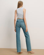 Veronica Beard Jordyn Cropped Tank Top - River Mist