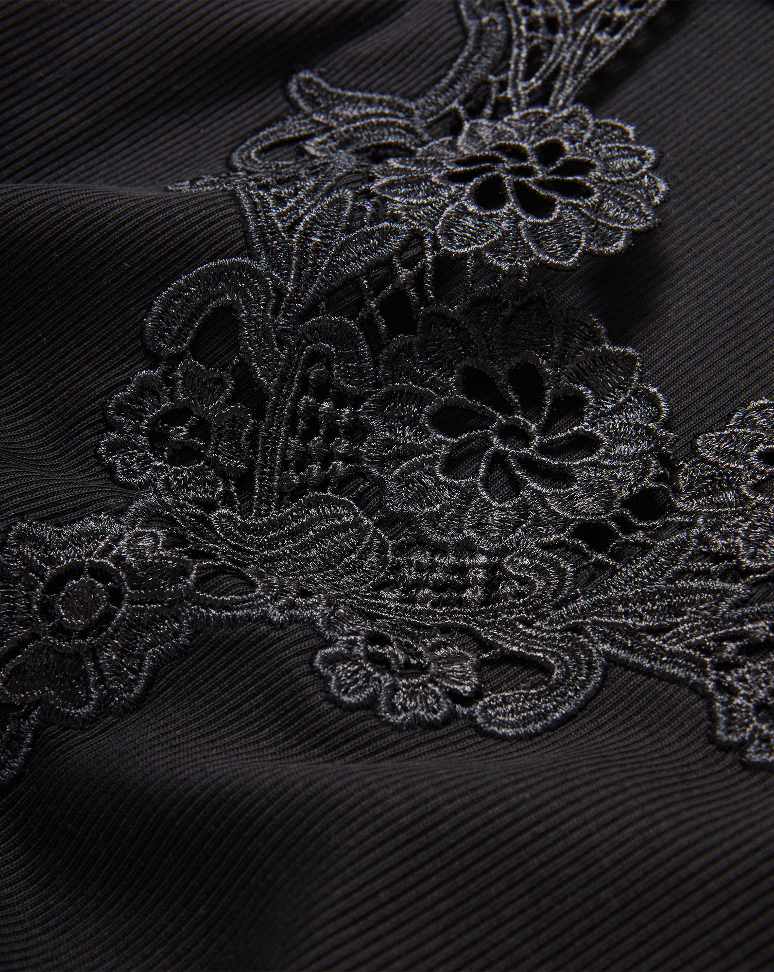 Veronica Beard Narcisa Embroidered Tank Top - Black