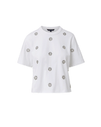 Veronica Beard Sebastian Embellished T-Shirt - White