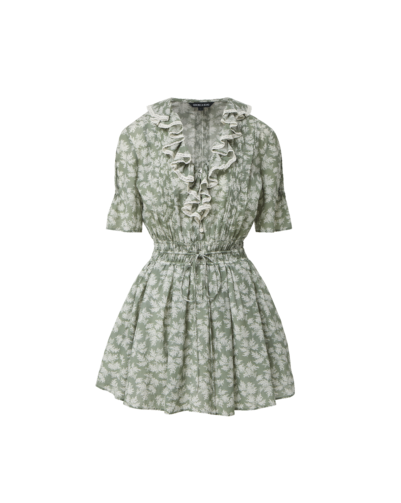 white and sage green dress Veronica Beard Gallagher Floral Mini | Sage|Dove Rental type:2 days (Monday-Thursday events only) Yellow Dress And Heel fall-deals-bf25 54 cm / 20.5