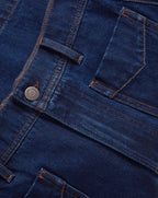 Veronica Beard Carter Short - Indigo Rinse