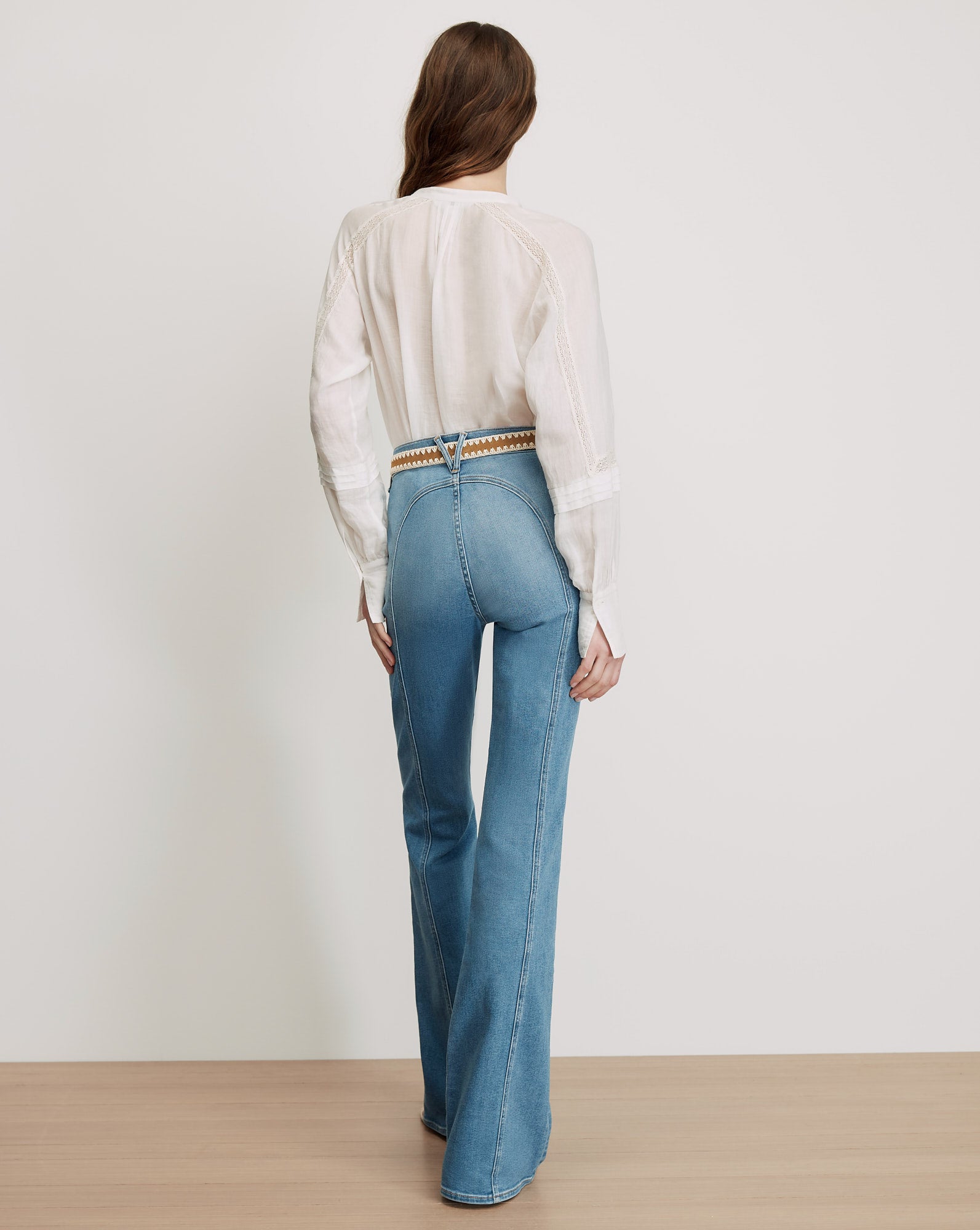 Veronica Beard Beverly Skinny-Flare Jeans - Sneak Peek