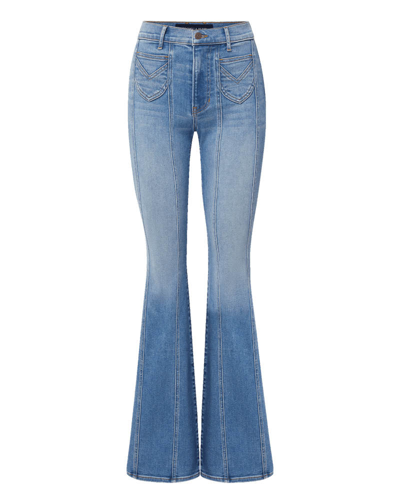Joplin Flare Jean in Medium Wash Pool Party | Veronica Beard