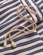 Veronica Beard Striped knit pants with drawstring waist.