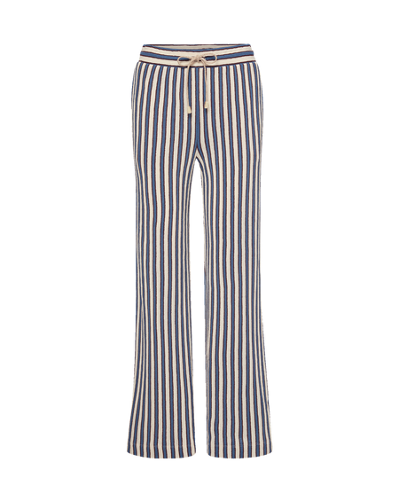Veronica Beard Zosia Pant - Ecru Bluefin Multi