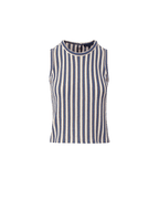 Veronica Beard Dravin Top - Ecru Bluefin Multi