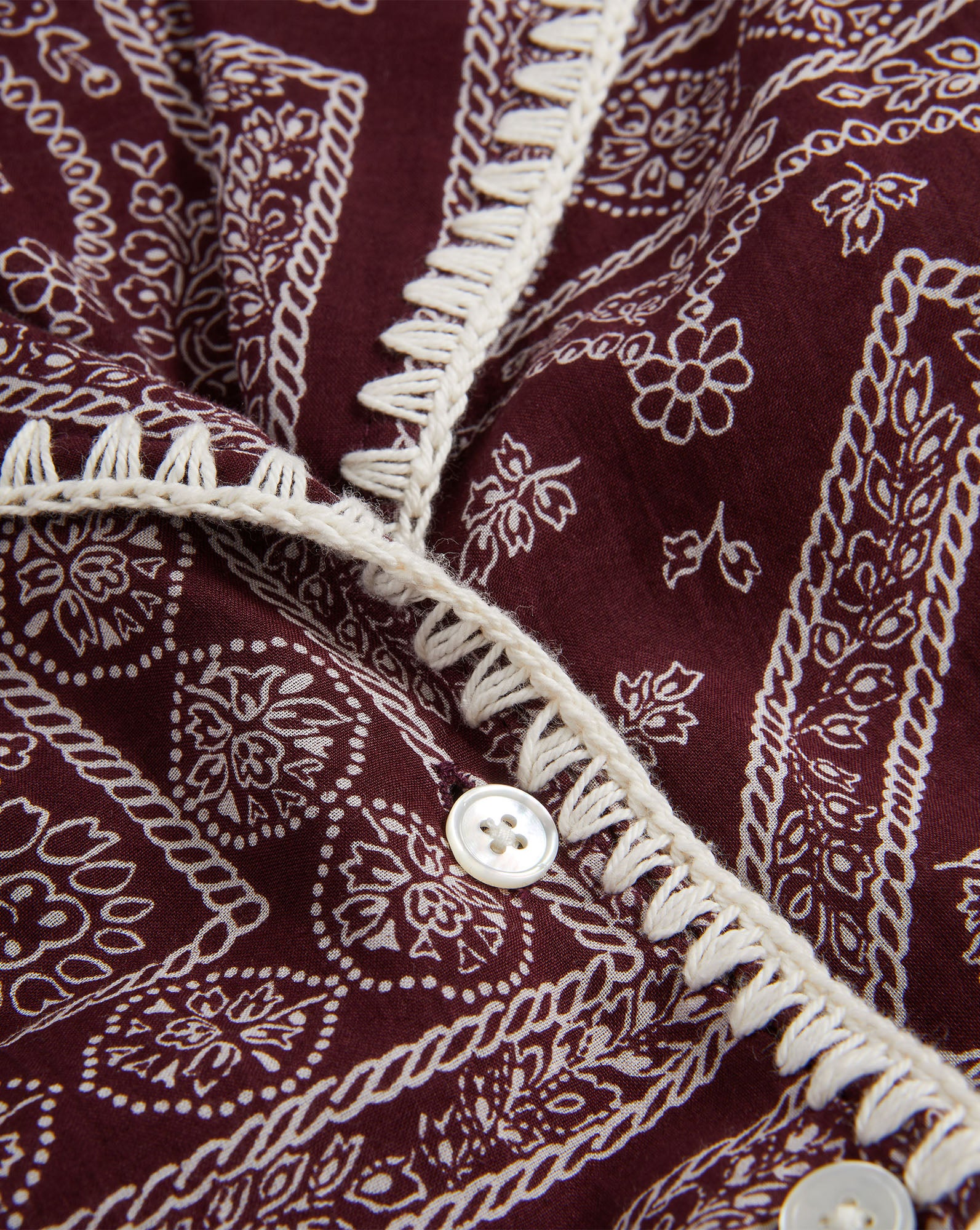Veronica Beard Ilene Top - Raisin/Dove