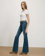 Veronica Beard Blue denim flared jeans.