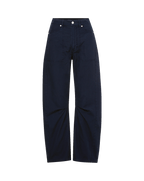 Veronica Beard Sloan Barrel Jean - Navy Stone
