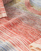 Veronica Beard Striped knit scoop neck top