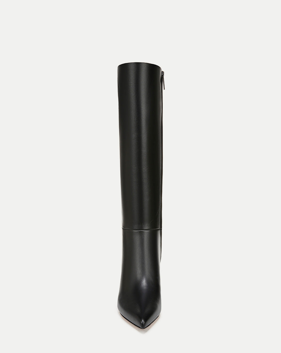 Veronica Beard Lisa Mid-Heel Boot - Black