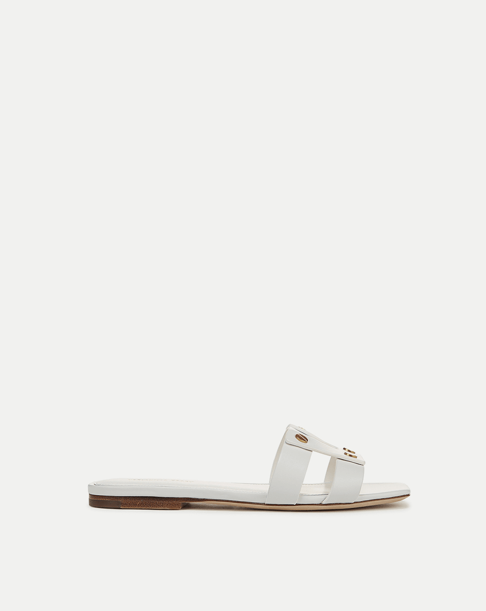 Veronica Beard Via Slide Sandal - Coconut