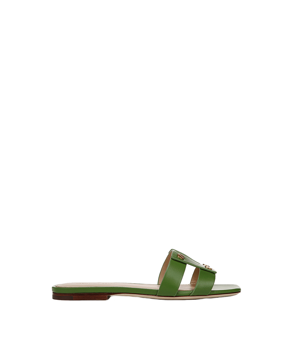 Sandales Gladiateur Via Spiga Vertes - Taille 7 Femme - Cuir - Neuves Sans Boîte