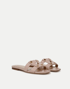 Veronica Beard Via Slide Sandal - Rose