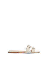 Veronica Beard Via Slide Sandal - Ecru