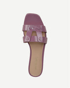 Veronica Beard Via Slide Sandal - Orchid Haze