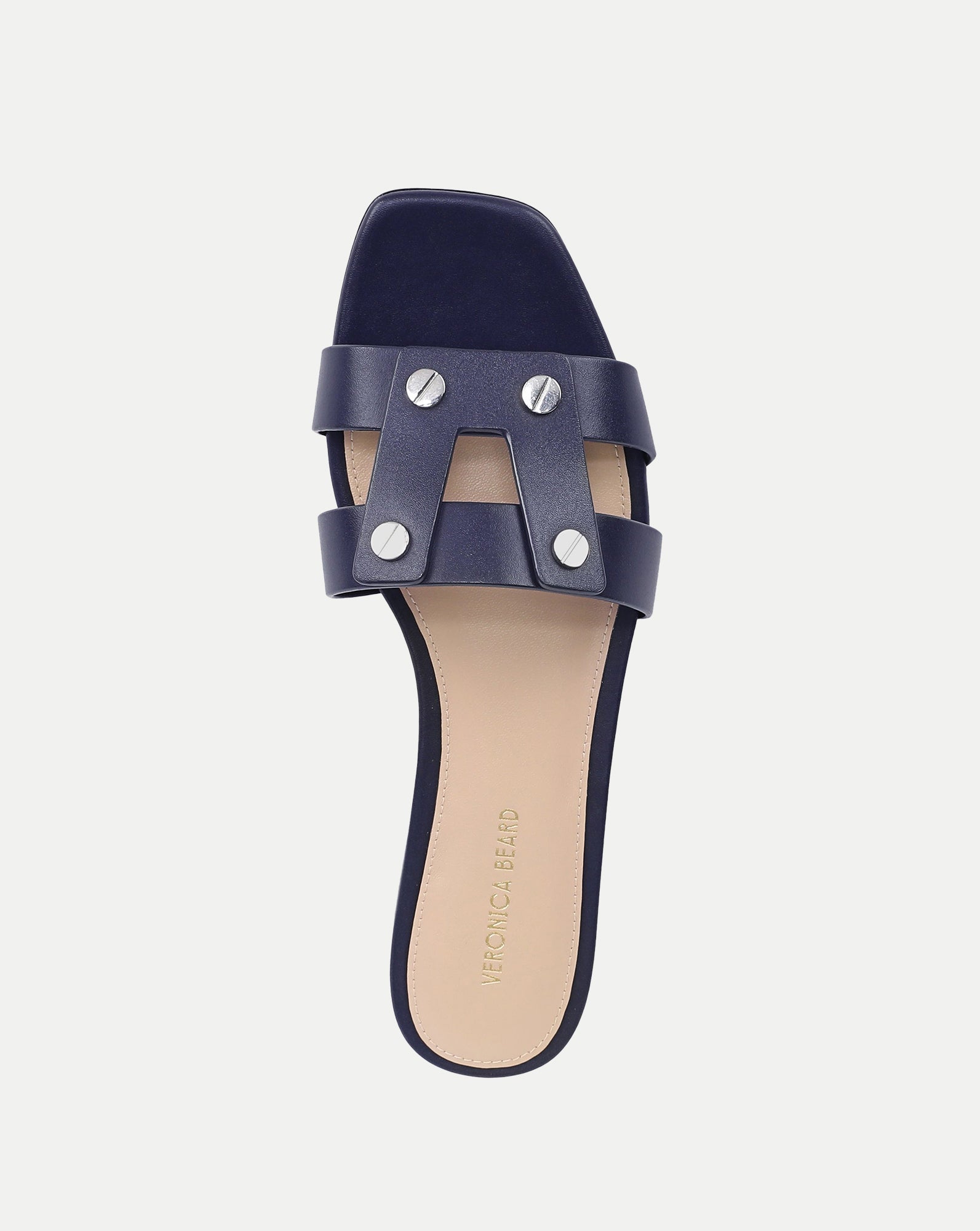 Veronica Beard Via Slide Sandal - Navy