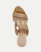 Veronica Beard Asha Sandal - Gold