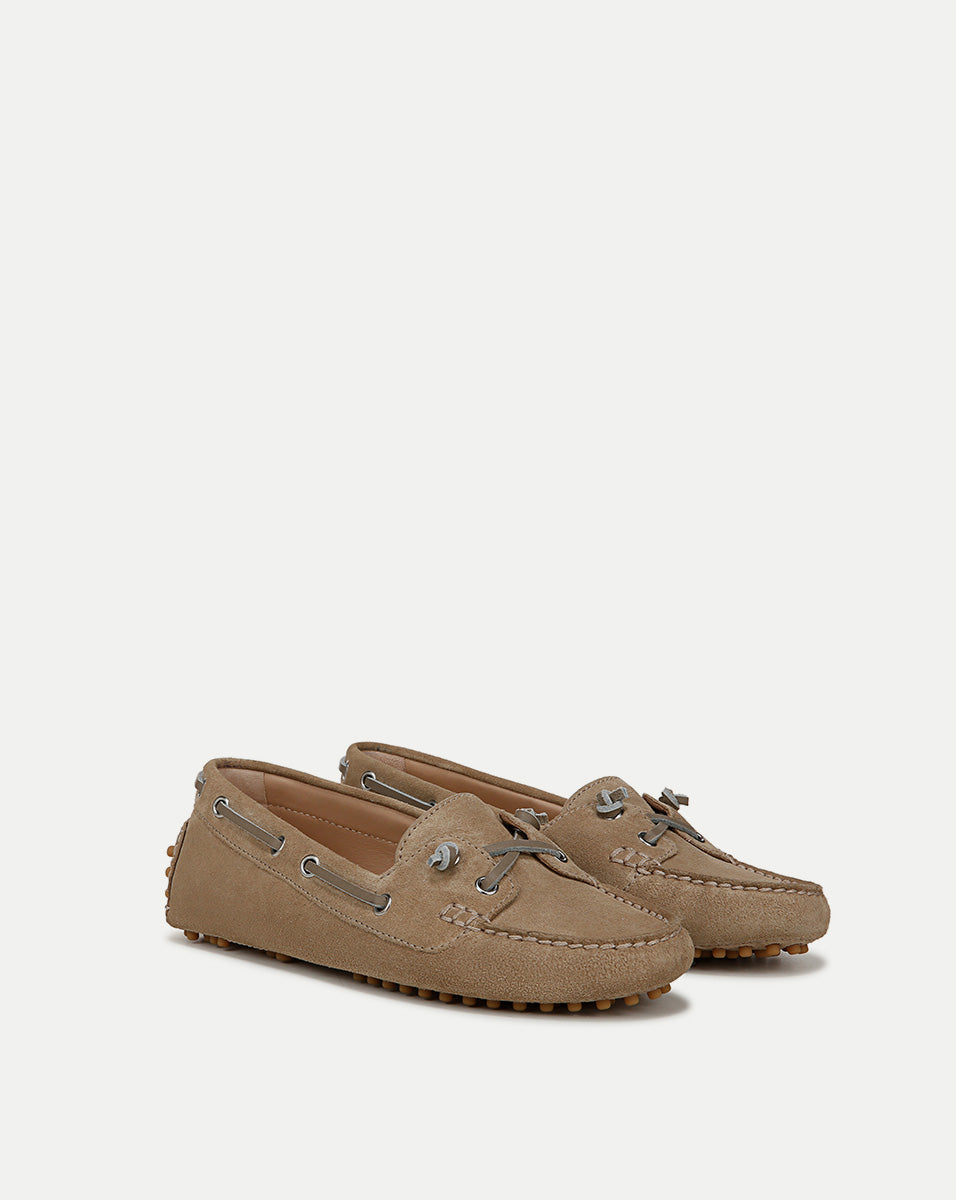 Veronica Beard Jia Boating Loafer - Sand