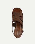 Veronica Beard Peony Suede Platform Sandal - Cedar