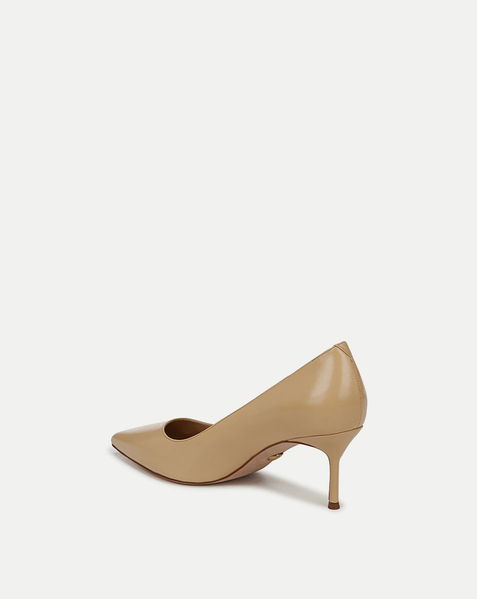 Veronica Beard Rita Leather Pump - Beige