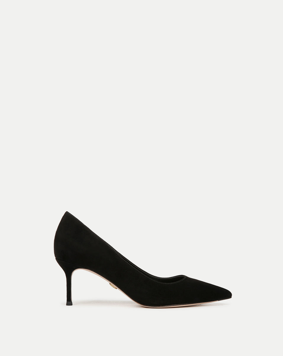 Veronica Beard Rita Suede Pump - Black