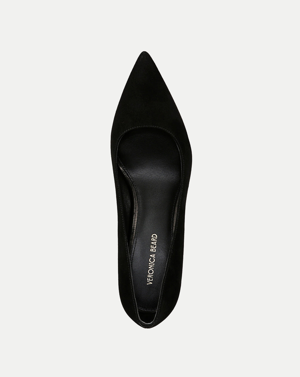Veronica Beard Rita Suede Pump - Black