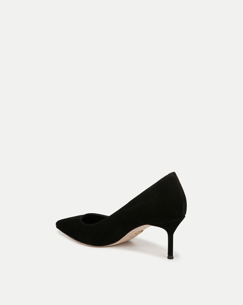 Veronica Beard Rita Suede Pump - Black