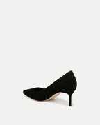 Veronica Beard Rita Suede Pump - Black