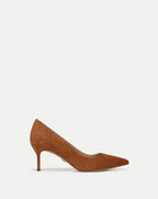 Veronica Beard Rita Suede Pump - Hazelwood
