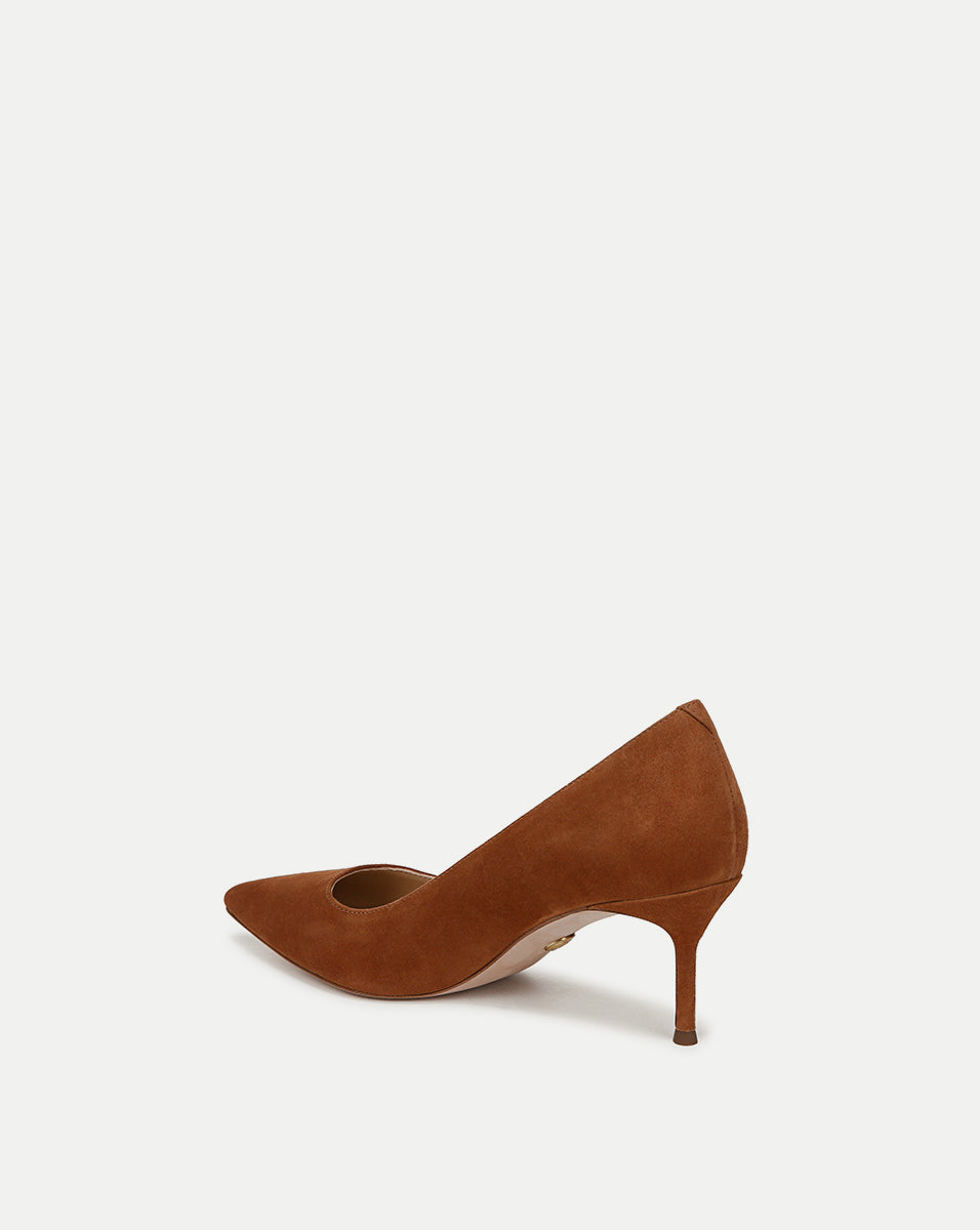 Veronica Beard Rita Suede Pump - Hazelwood