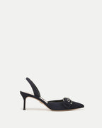 Veronica Beard Roxy Suede Slingback Pump - Eclipse