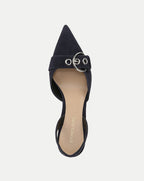 Veronica Beard Roxy Suede Slingback Pump - Eclipse