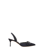Veronica Beard Roxy Suede Slingback Pump - Eclipse