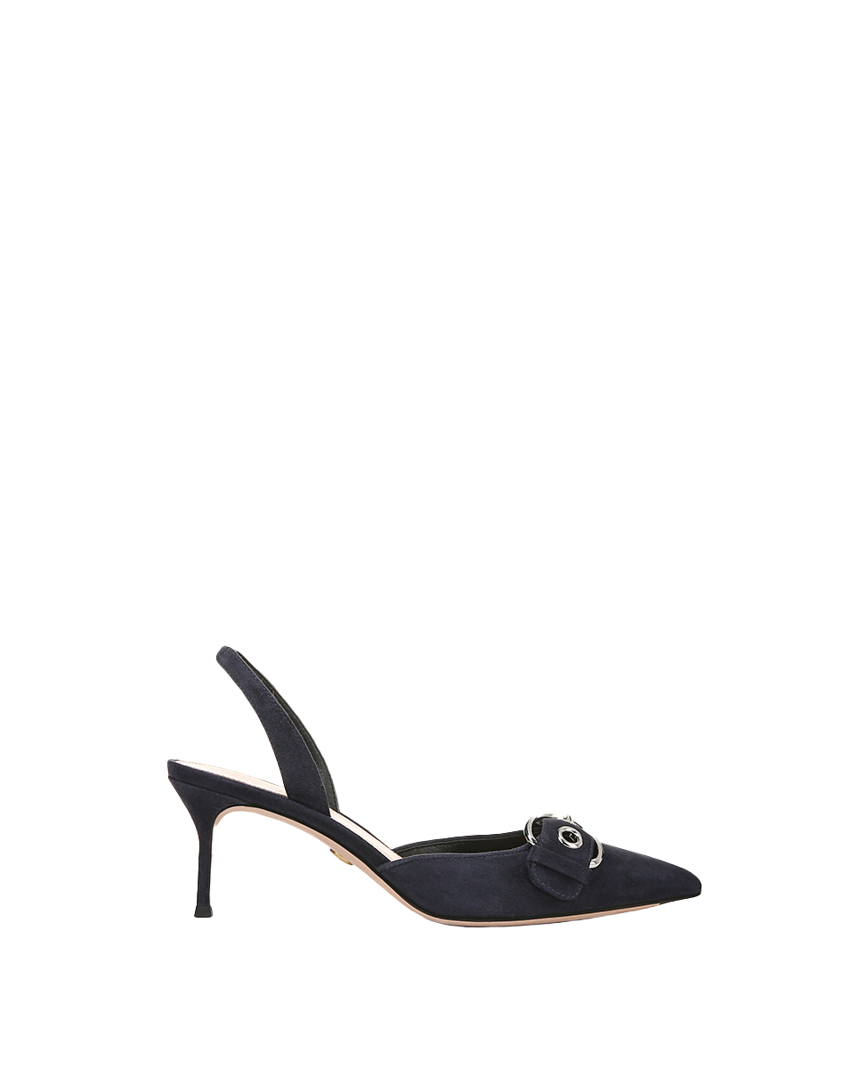 Veronica Beard Roxy Suede Slingback Pump - Eclipse