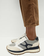Veronica Beard Valentina Sneaker - Navy/White