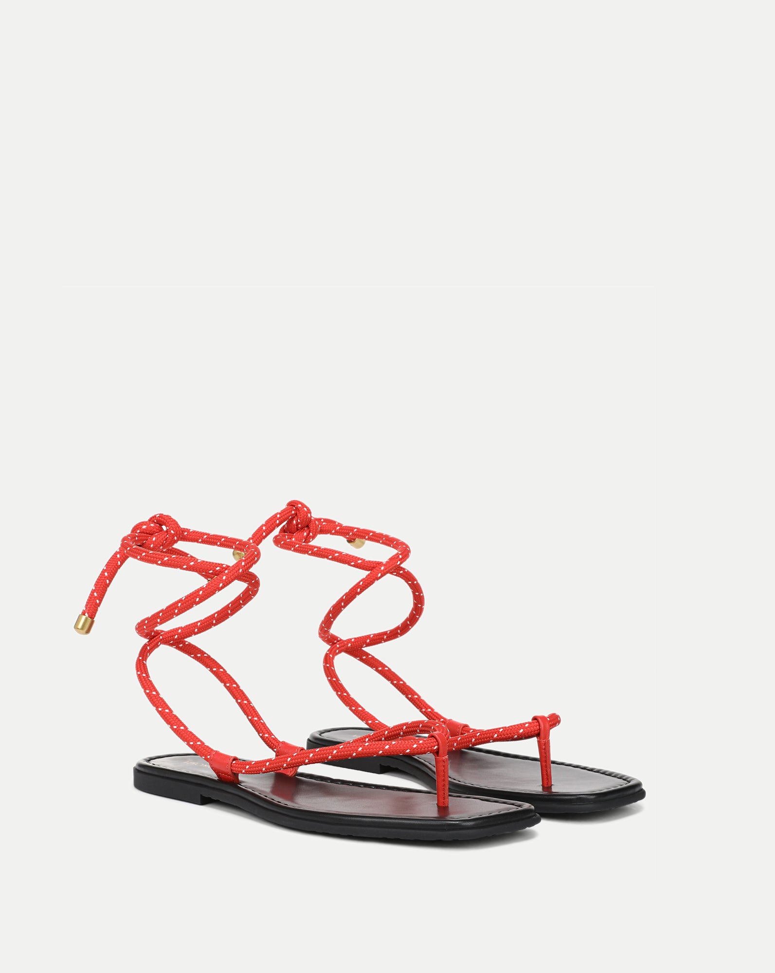 Veronica Beard Carmina Wrap Sandal - Flame Red