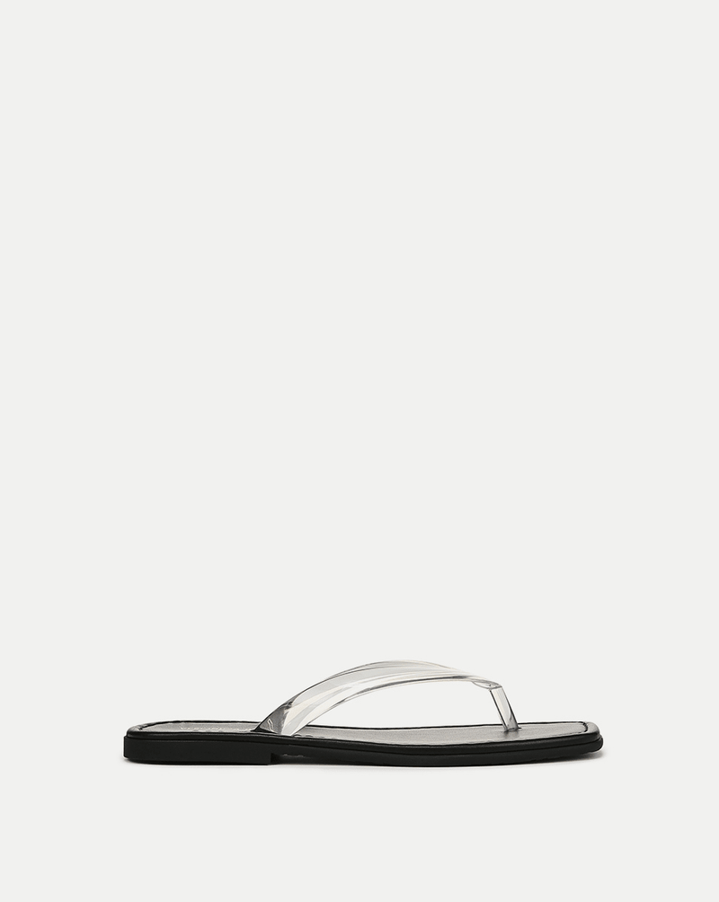 Veronica Beard Clea Jelly Flip-Flop Sandal - Clear