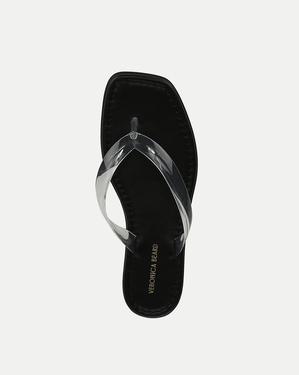 Veronica Beard Clea Jelly Flip-Flop Sandal - Clear