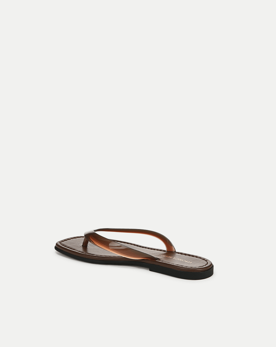Clea Jelly Flip-Flop Sandal in Hazelwood | Veronica Beard