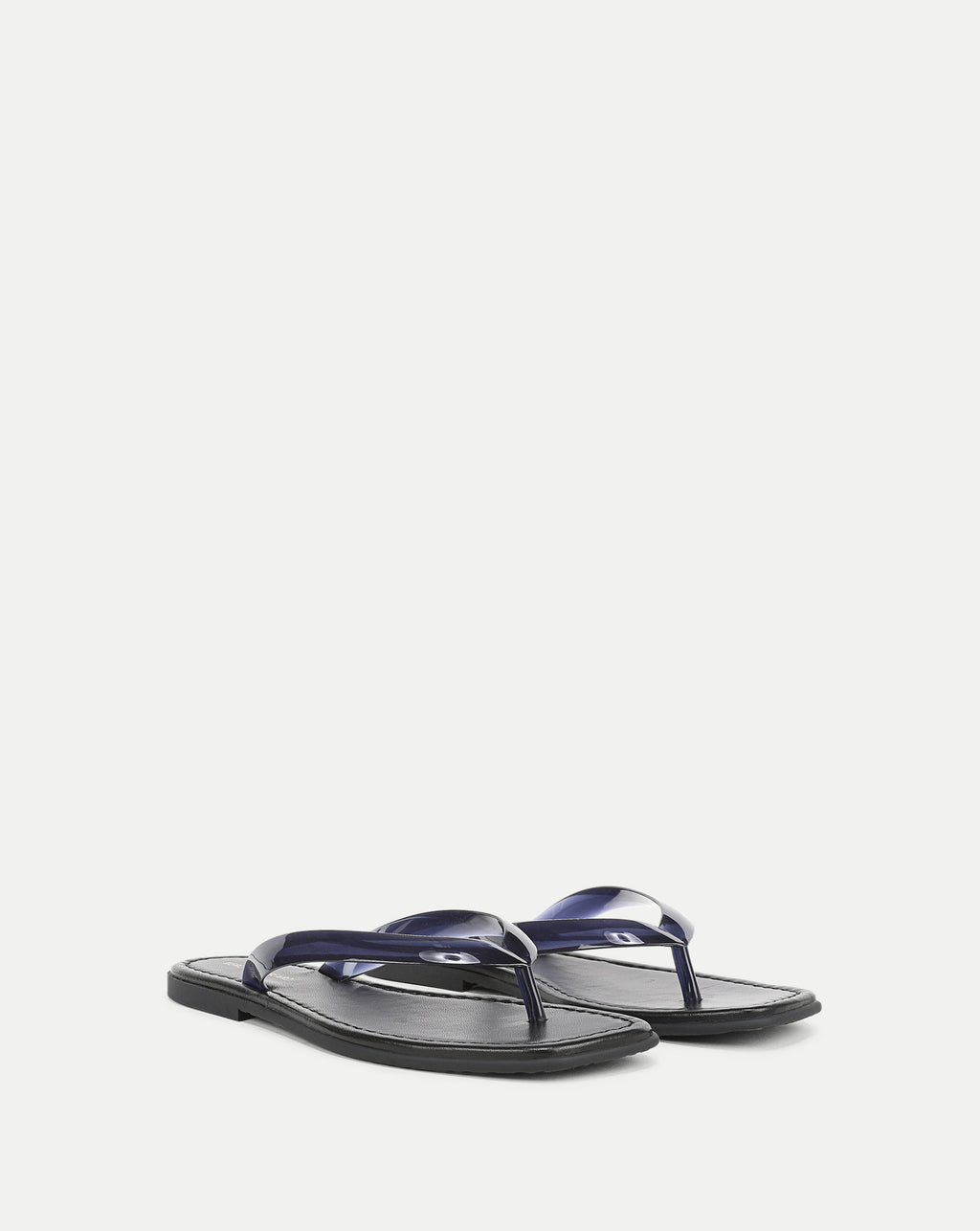 Veronica Beard Clea Jelly Flip-Flop Sandal - Navy