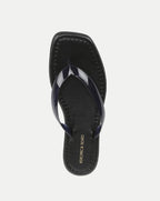 Veronica Beard Clea Jelly Flip-Flop Sandal - Navy